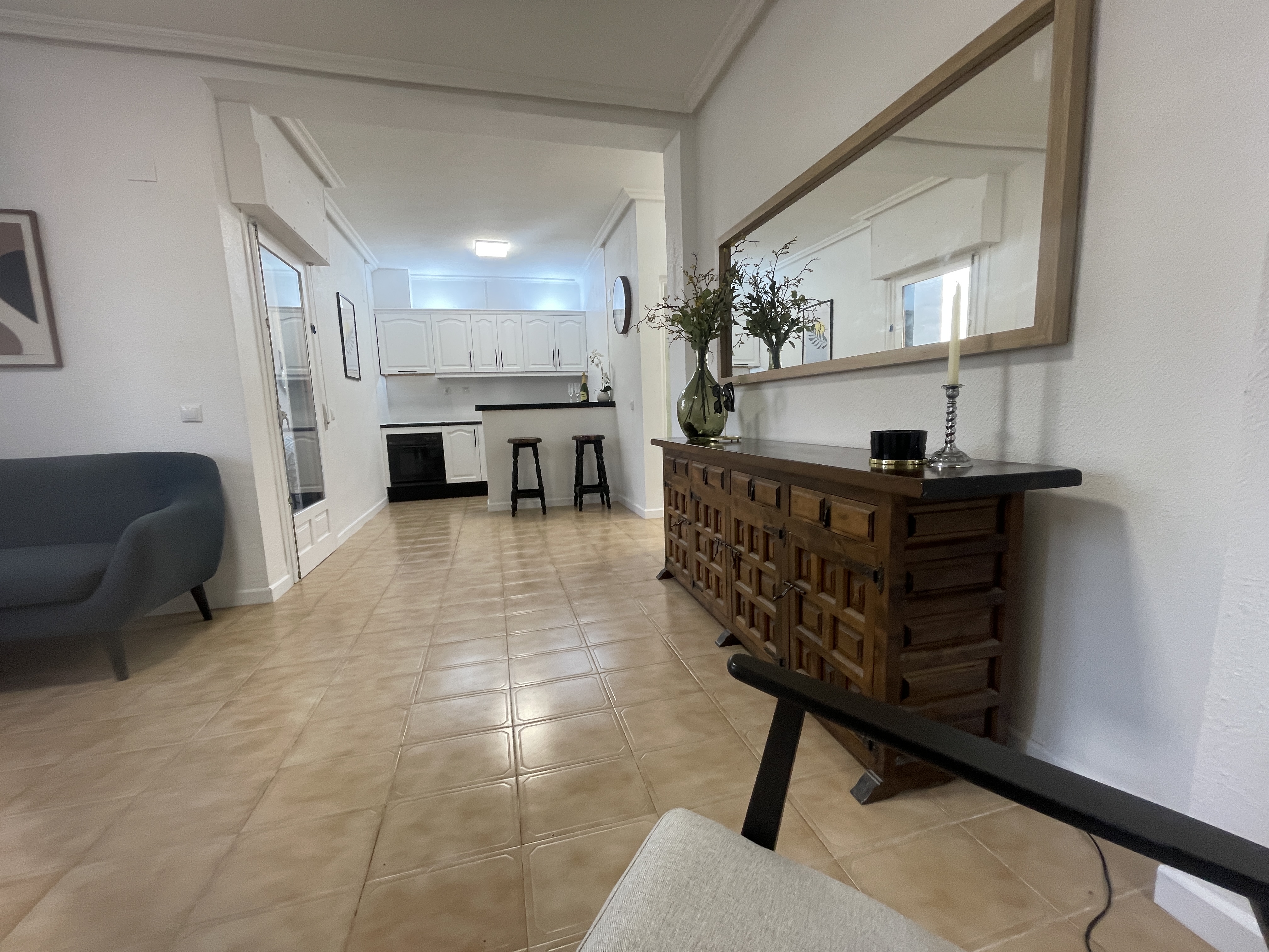 living room kitchen